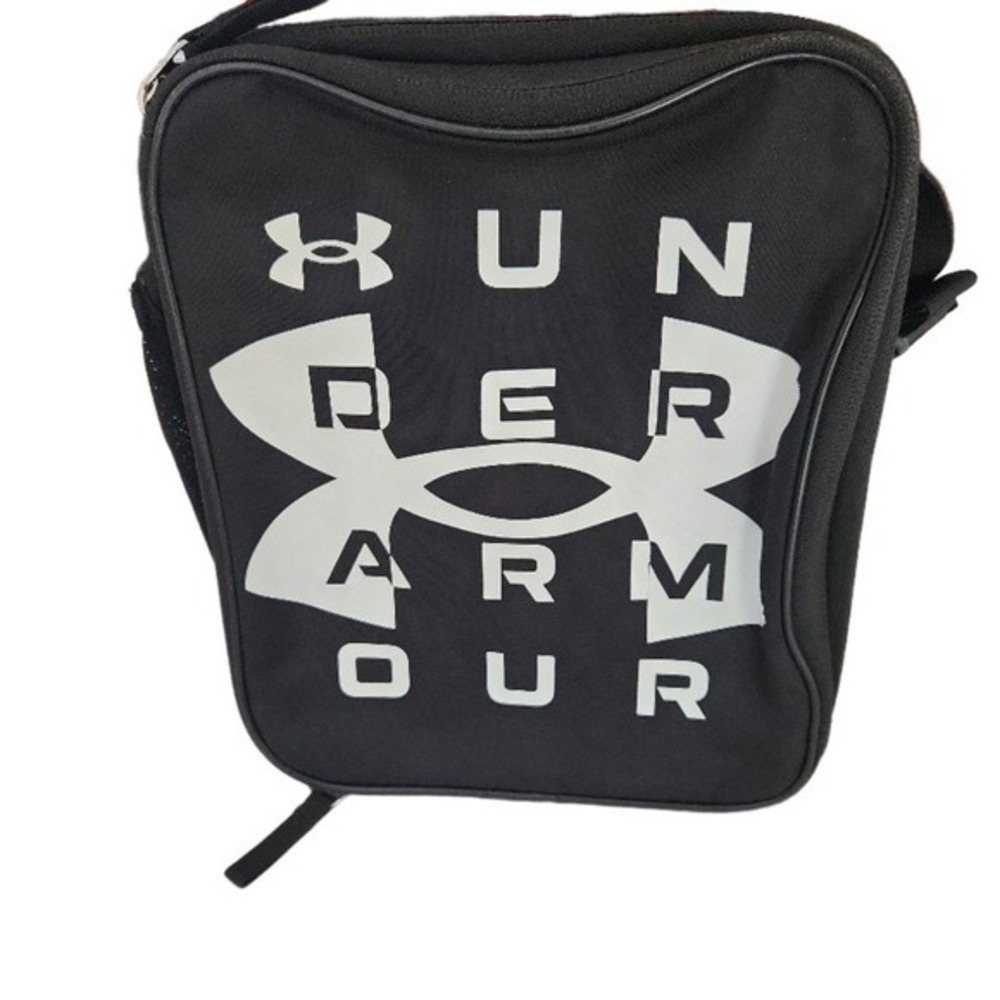 Under Armour Lunch Bag Black Insulated Zipper Athletic Modern‎
